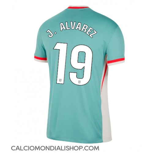 Maglie da calcio Atletico Madrid Julian Alvarez #19 Seconda Maglia 2024-25 Manica Corta